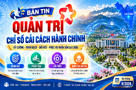BẢN TIN QUẢN TRỊ CHỈ SỐ CẢI CÁCH HÀNH CHÍNH KỲ THÁNG 9/2026